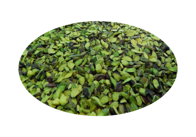 Sliced nuts by nut slicing machine